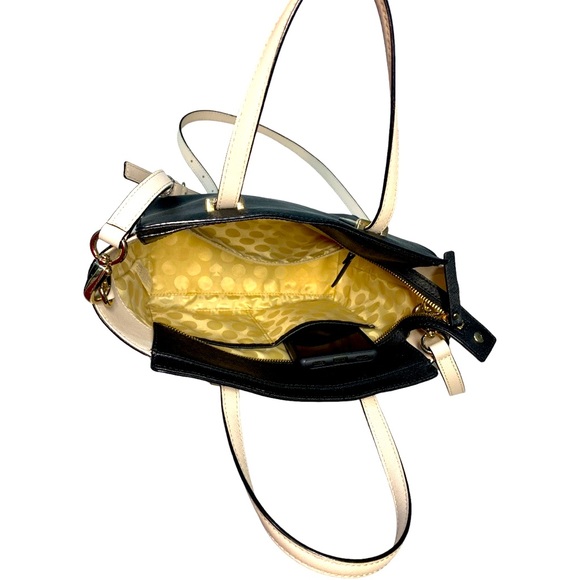 KATE SPADE NEW YORK Black and Ivory Cow Leather Cross Body Bag - Picture 5 of 17